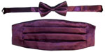 202-plum Tie Set