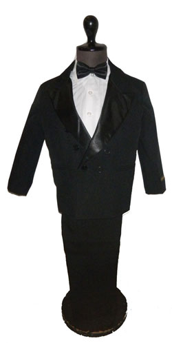 black double breast tuxedo