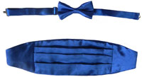 202-royal blue Tie Set