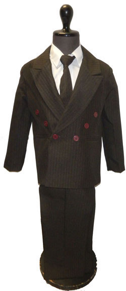 203-brown strip suit