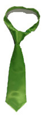 204-apple green neck tie