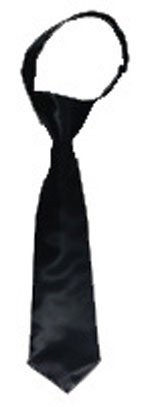 204-black neck tie