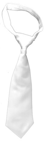 204-white neck tie
