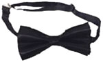 208-black Bow Tie