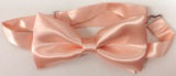 208-peach Bow Tie