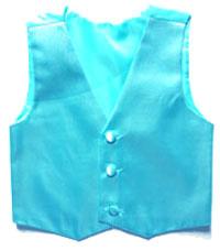 209-tiffany blue vest